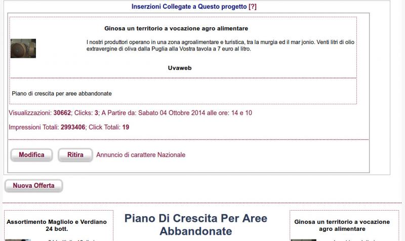 Come Azienda, Posso abbinare la mia pubblicità ad un Progetto